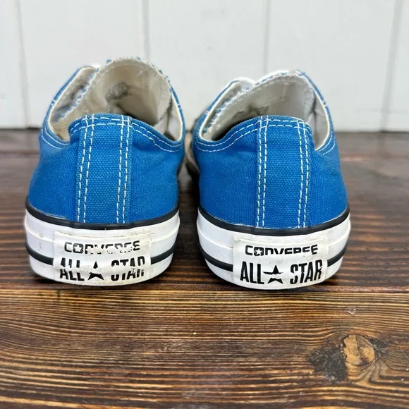 Converse Chuck Taylor All Star Blue Low Top Sneakers – Women’s 7 / Men’s 5 - Picture 8 of 10